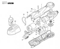 Bosch 3 601 C60 UE2 GWI 12V-LI Angle Screwdriver Spare Parts